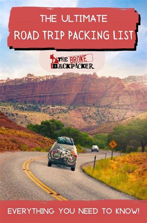 The Ultimate Road Trip Packing List 2023 Guide