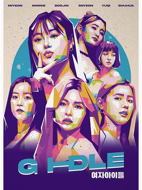G Idle Poster For Sale By Satutas Redbubble
