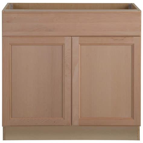 Hampton Bay Easthaven Assembled 36x345x24 In Frameless Base Cabinet
