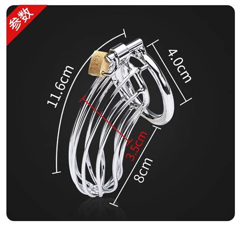 Male Chastity Devices Bondage Stainless Steel Lockable Cock Ring Penis