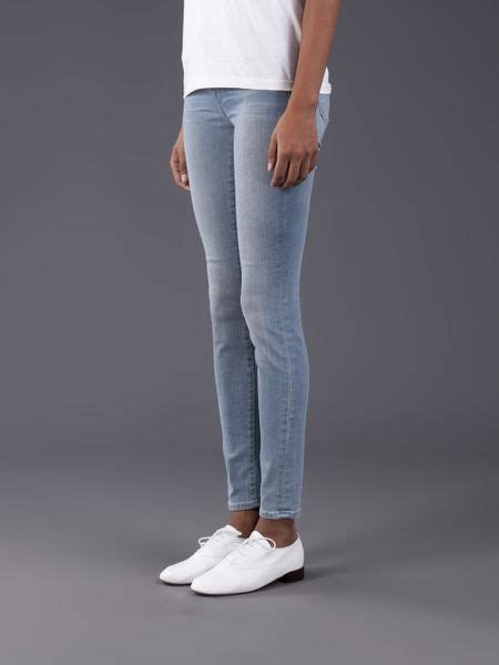 J Brand Super Skinny Midrise Jean In Blue Lyst