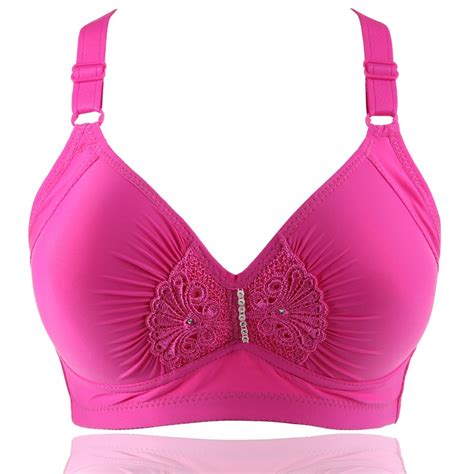 2018 New Big Size Bras For Women Flower Unlined Embroidery Sexy