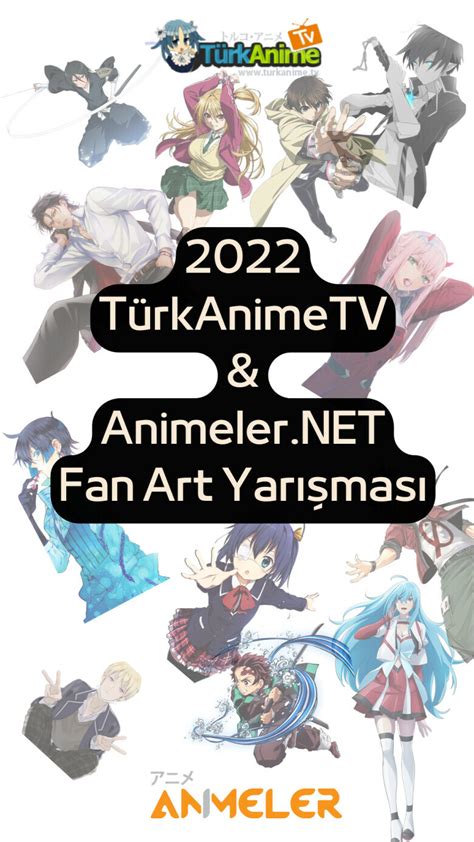 2022 Türk Anime And Ödüllü Fan Art Yarışması Animelernet