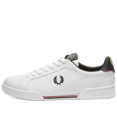 Fred Perry B722 Leather Sneaker White End Es