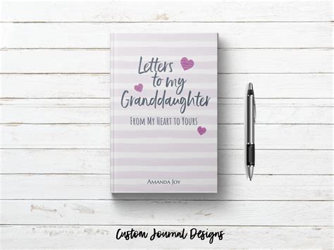 Letters To My Granddaughter Girl Journal Book Writing Journal To Write