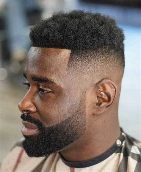 Line Up Haircut Black Men