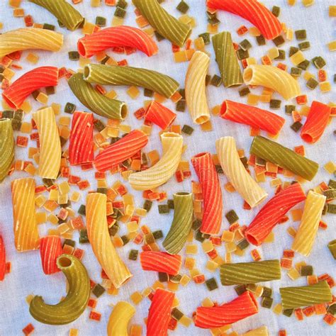 Colorful Pasta Closeup Stock Photo Image Of Healthy 95070056