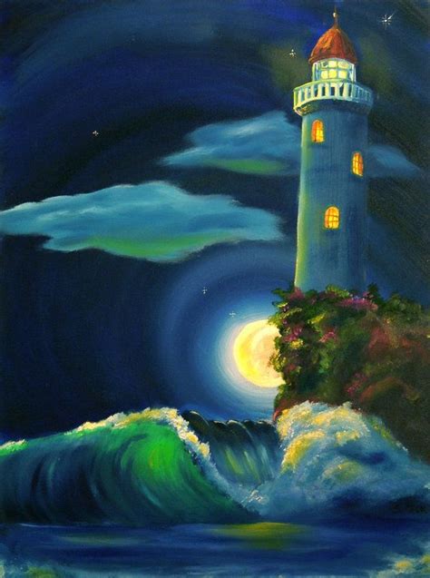 Simple And Easy Lighthouse Painting Ideas