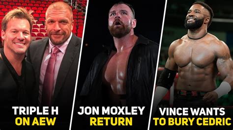 Triple H On Aew Vince Buried Cedric Alexander Jon Moxley Return