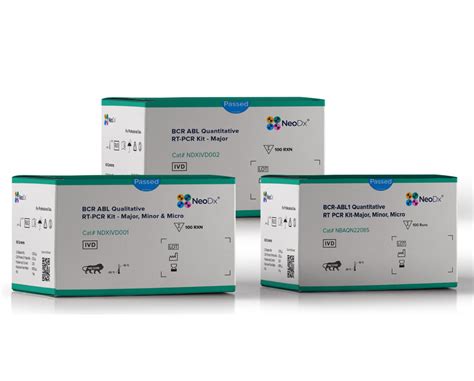 Distributor Of Neodx Bcr Abl Quantitative Rt Pcr Kit Major Minor