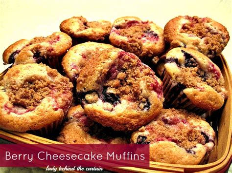 Berry Cheesecake Muffins Lady Behind The Curtain