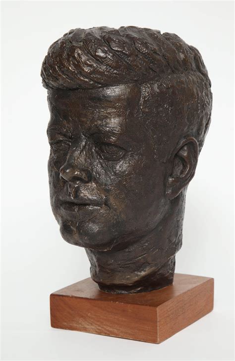 John F Kennedy Bust At 1stdibs Jfk Bust Jfk Bust For Sale Bust Of Jfk
