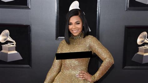 Ashanti Flashed Everybody At The Grammys In A See Through Dress