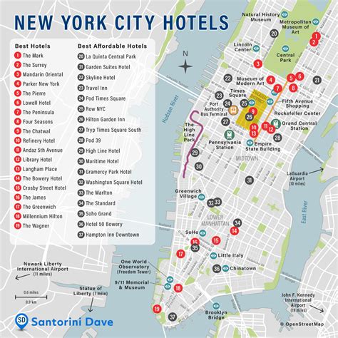 W Hotel New York Map United States Map