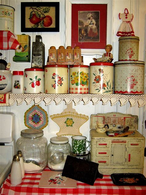 Red Vintage Kitchen Vintage Kitchen Vintage Kitchen Decor Vintage