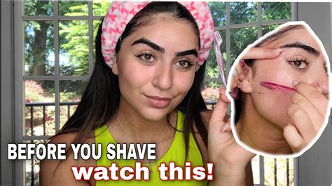 What You Need To Know As A Women Before Shaving Your Face For The First Time Youtube
