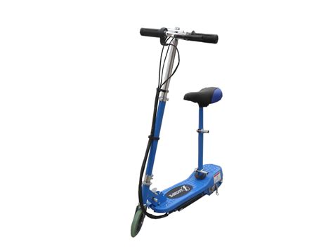 Blue Electric Scooter With Removable Seat Electrical Scooters