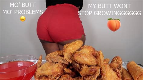 My Butt Is Getting Too Big Fried Chicken Mukbang With Sweet And