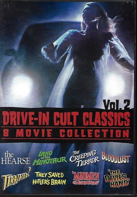 Drive In Cult Classics Vol 2 8 Movie Collection The Hears Land Of The Minotaur The Creeping