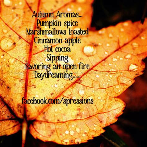 Discover and share sweet november quotes. "Sweet Days of November" Day 3 A poem by S.PRESSions Autumn Aromas... Pumpkin spice Marshmallows ...