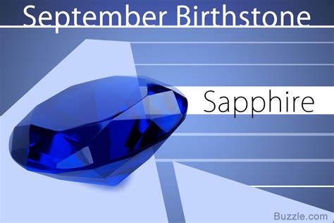 September Birthstone Sapphire September Birthstone September