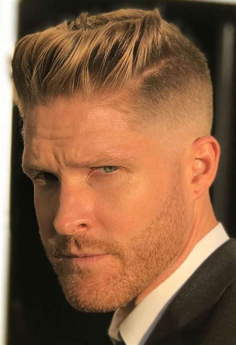 Best 45 Blonde Hairstyles For Men In 2018 Mens Hairstyles Round Face