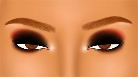 Makeup Animation No Bgm How To Sexy Black Smokey Eyeshadow