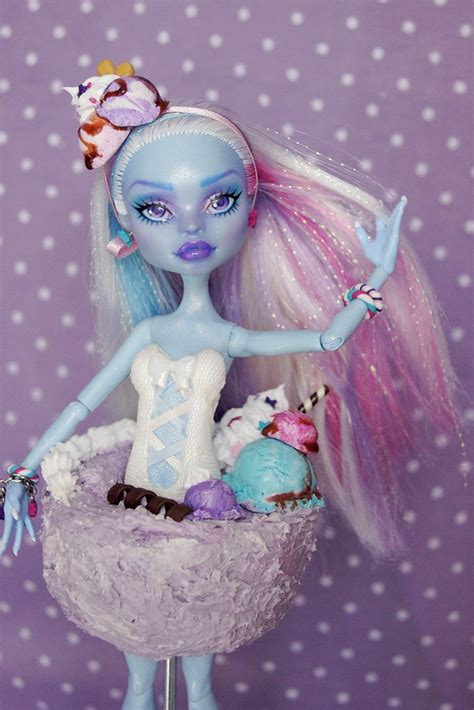 CÉCILE OOAK custom repaint Sweet Collection Monster High doll Abbey Mattel by Raquel