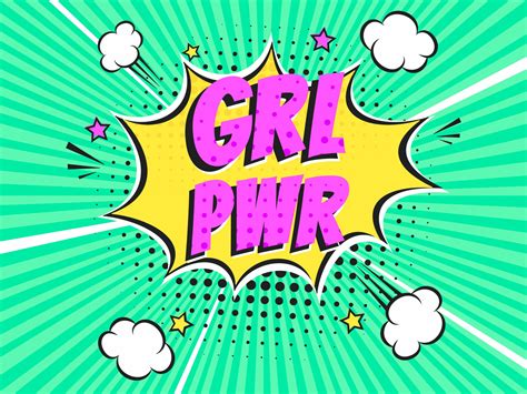 Girl Power Pop Art Concept By Konstantin Mironov On Dribbble