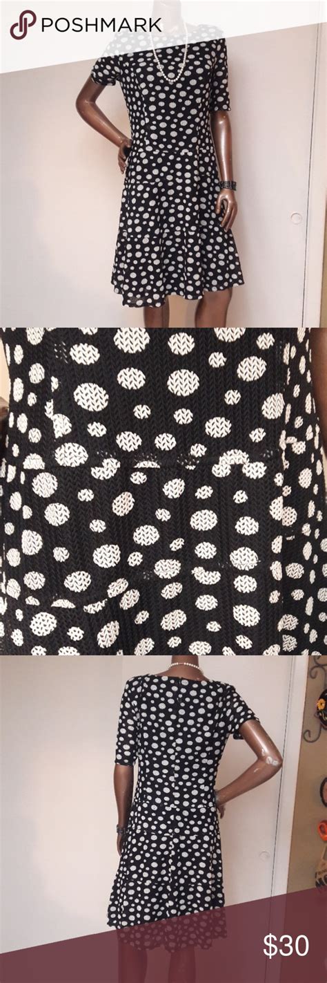 anne klein fit and flare polka dot dress fit and flare polka dot dress clothes design