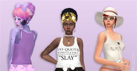 Sims 4 Ccs The Best Recolors Top By Deeetron