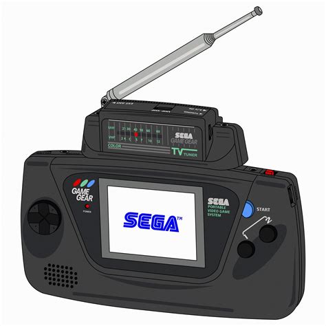 Sega Game Gear With Tv Tuner Radobeillustrator