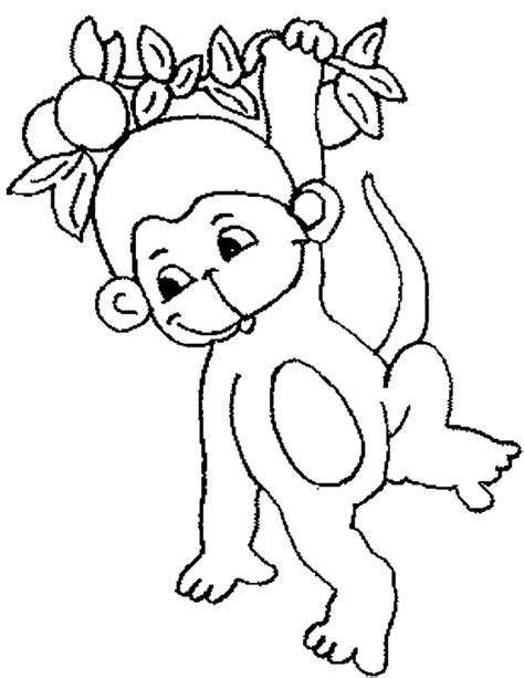 Coloring Now Blog Archive Monkey Coloring Pages For Kids
