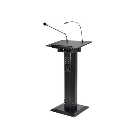Monoprice Commercial Audio 60w Powered Podium Lectern With Built In