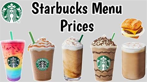 Starbucks Menu With Prices 2023 Usa Updated