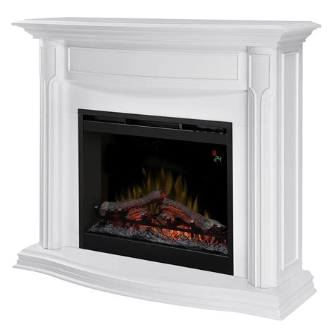 Dimplex offers a wide selection of electric fireplaces including fireplace inserts, wall mount fireplaces, tv stands, and mantel packages. 47.75" Dimplex Gwendolyn White Mantel Electric Fireplace ...