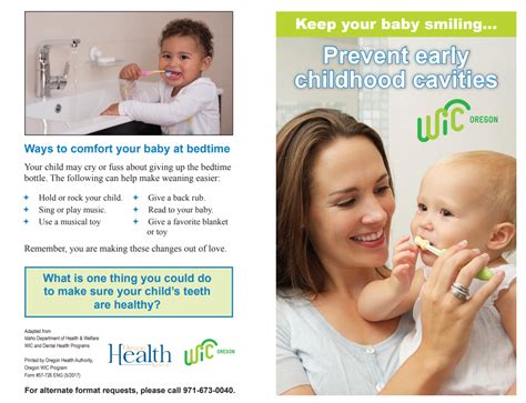 Oregon Health Authority Early Childhood Cavities Prevention Oral