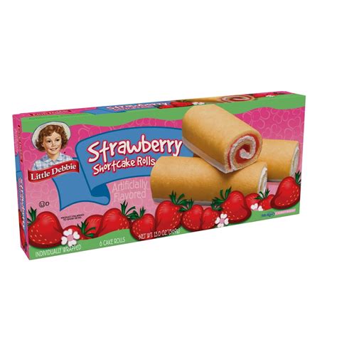 Little Debbie Strawberry Shortcake Rolls 6 Ct 130 Oz
