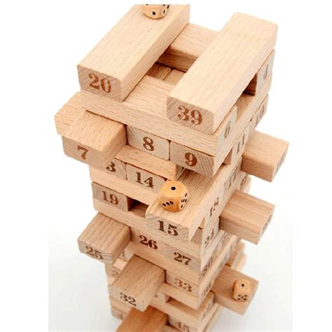 Buy Wooden Tower Blocks Game Toppling Tower Giant Jumbo Size Wood