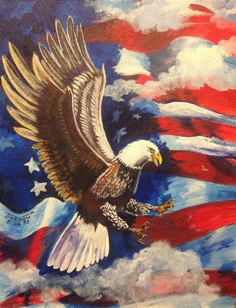 Patriotism Painting By Dave Farrow Pixels