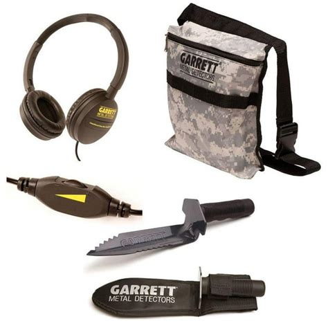Garrett Edge Metal Detector Digger Camo Finds Pouch And Clearsound