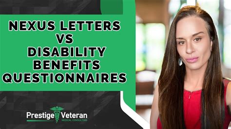Nexus Letters Vs Disability Benefits Questionnaires In Veterans Youtube