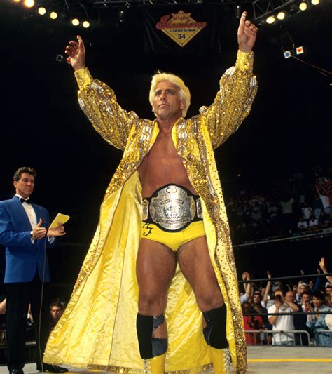 WCW World Champion Ric Flair The Fishbulb Suplex