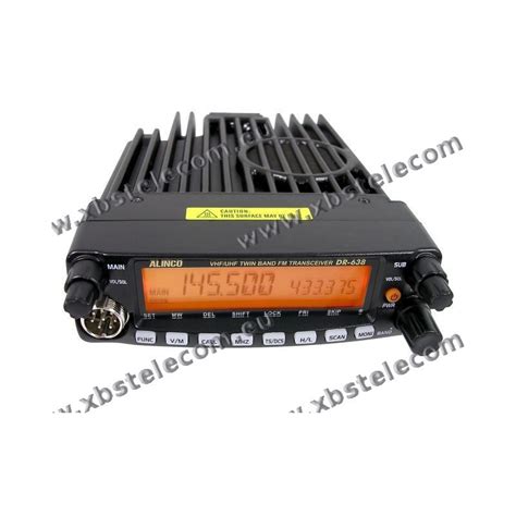 Alinco Dr 638he Dual Band Vhfuhf Ham Radio Mobile Transceiver