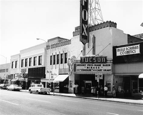 Downtown Tucson Buildings Including The Historic Fox Theater On