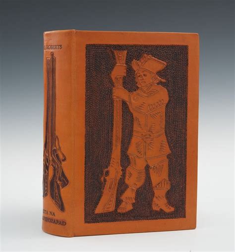 Carved Leather Binding By Jan Sobota Of Kenneth Roberts Cesta Na