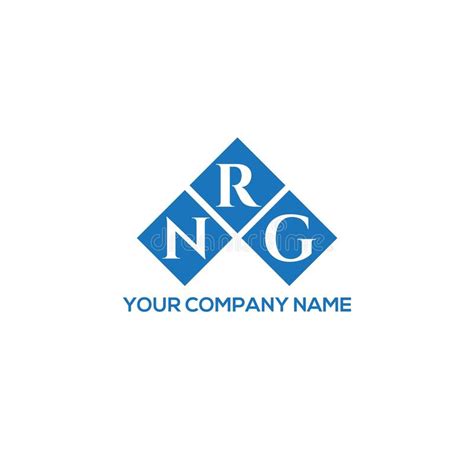 Nrg Letter Logo Design On White Background Nrg Creative Initials