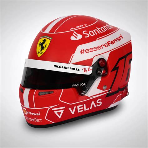 Charles Leclerc 12 Scale Helmet 2022 City Sports And F1 Store