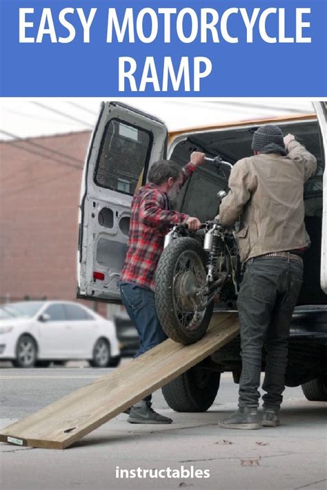 I ride on this knobby. Easy Motorcycle Ramp | DIY Outdoors | Motorcycle ramp ...