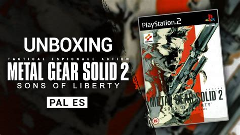 Unboxing Metal Gear Solid 2 Sons Of Liberty Ps2 Pal Es Youtube